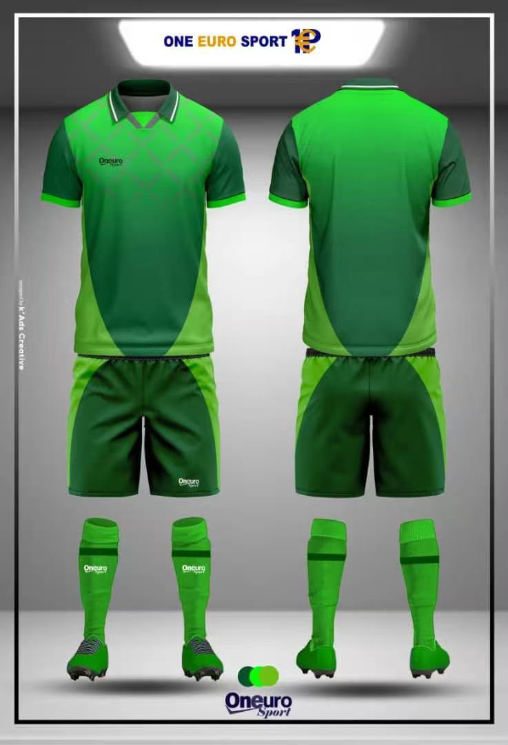MAILLOT ONEEURO SPORT COL VERT