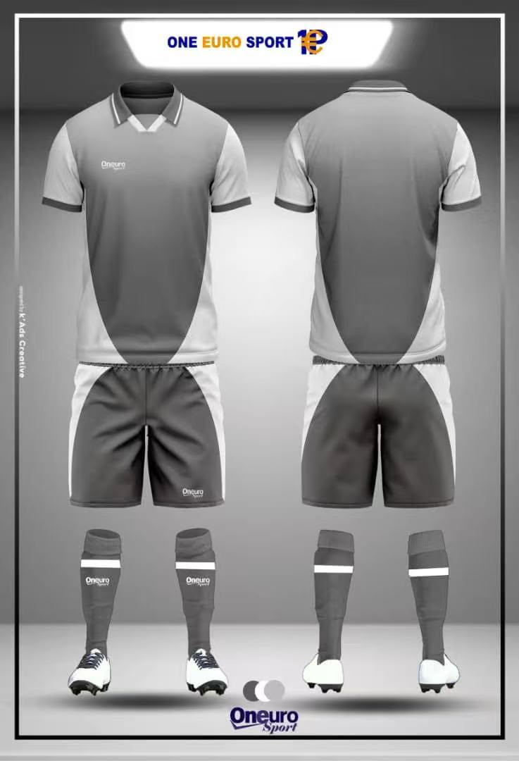 MAILLOT ONEEURO SPORT COL GRIS