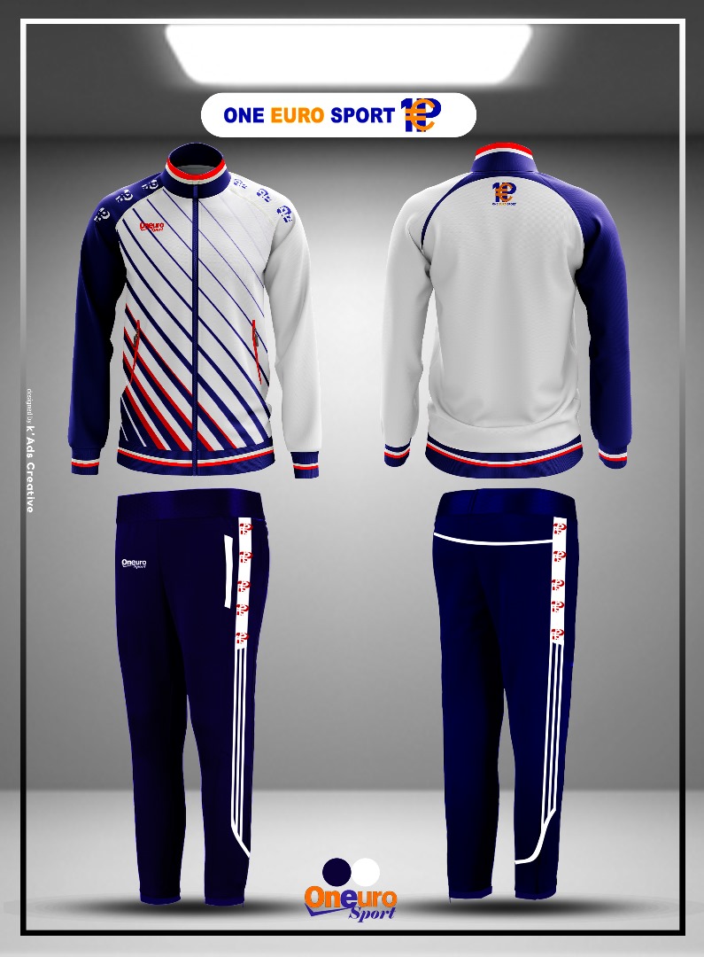 survetement one euro sport rayes