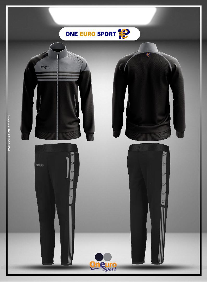 survetement one euro sport deux bande horizontal  - Image 2
