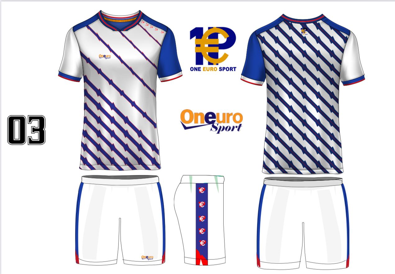 maillot one euro sport traits oblique - Image 2