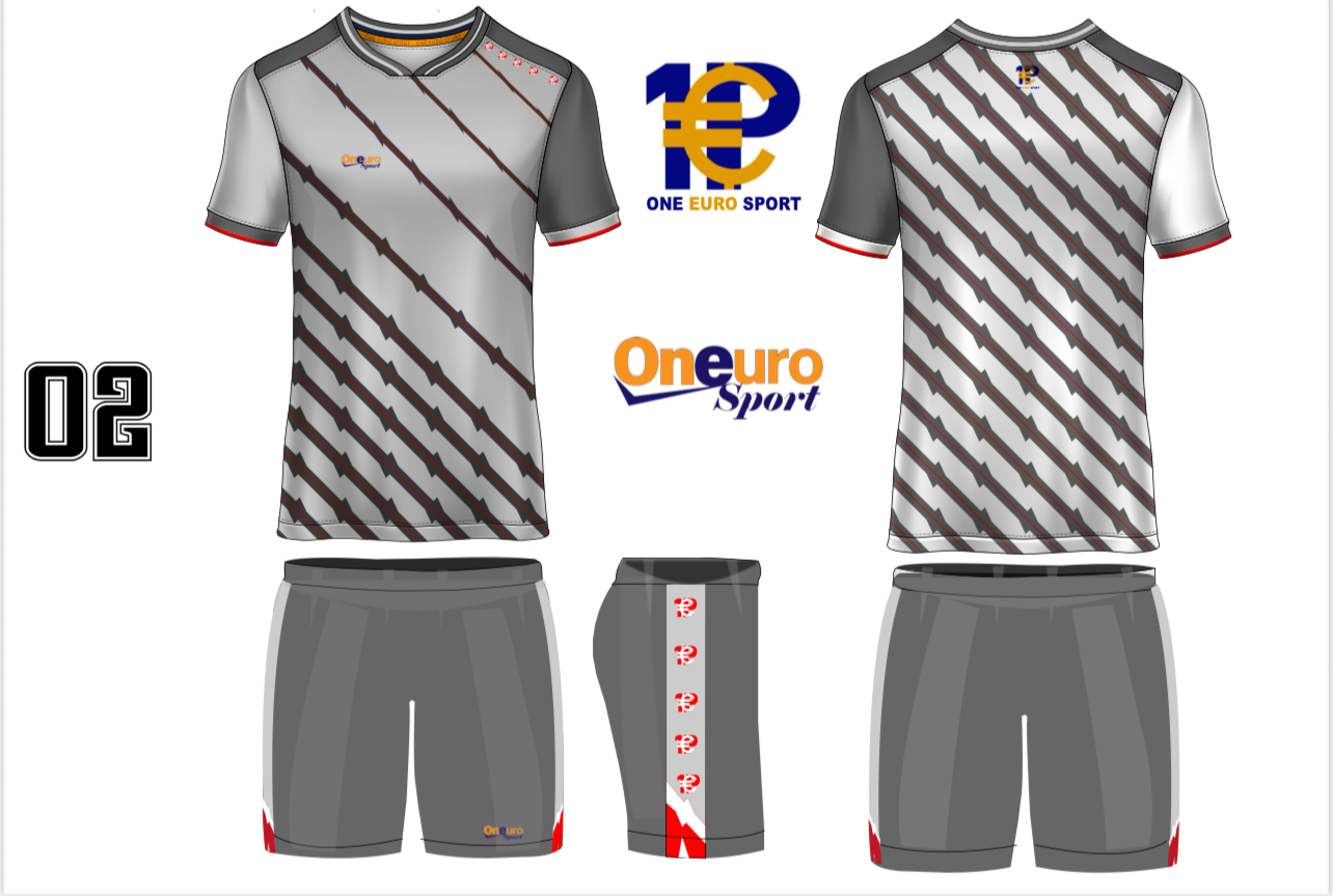 maillot one euro sport traits oblique - Image 4