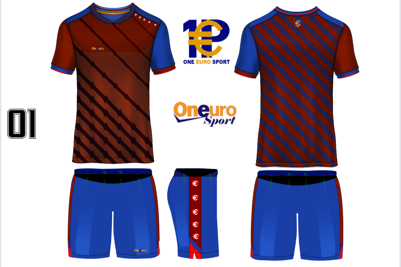 maillot one euro sport traits oblique - Image 6