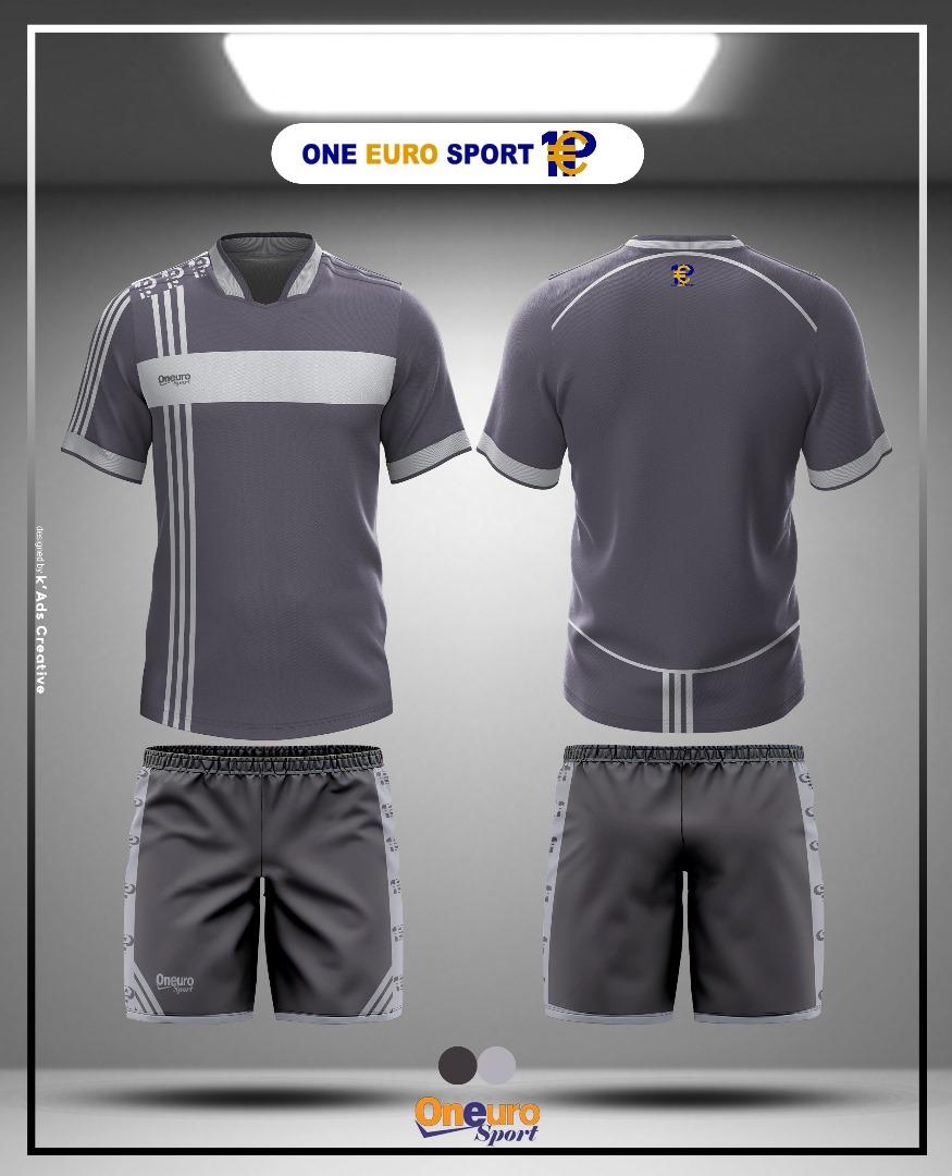 mallot one euro sport trois bande vertical devant - Image 5