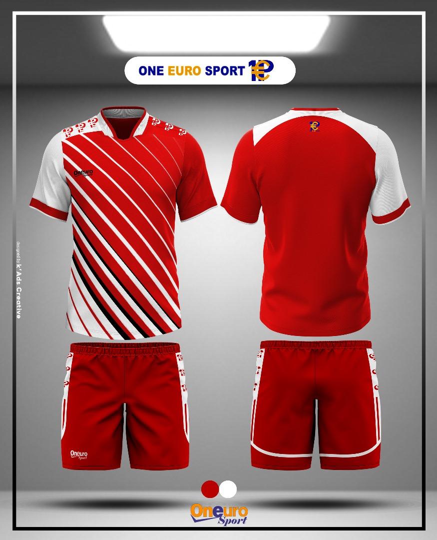 maillot one euro sport raye - Image 8