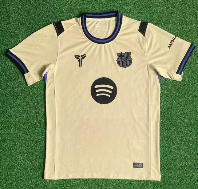 maillot barcelone exterieur or fan 2025