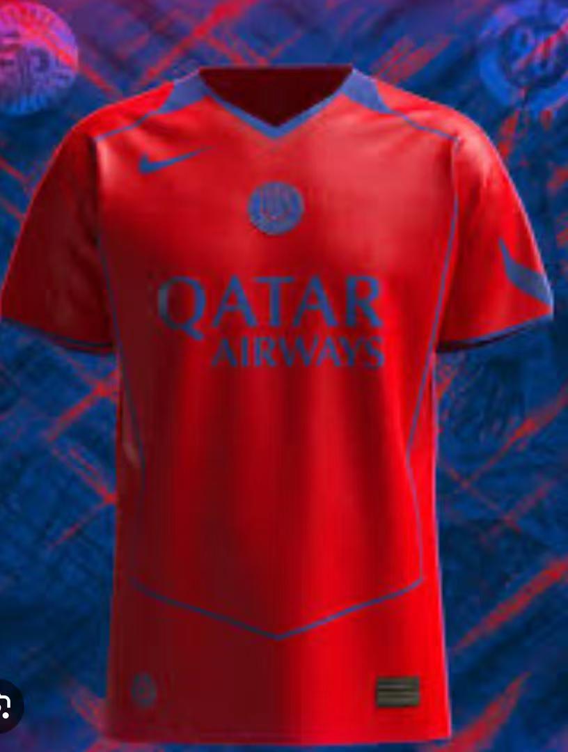 maillot PSG rouge fan 25