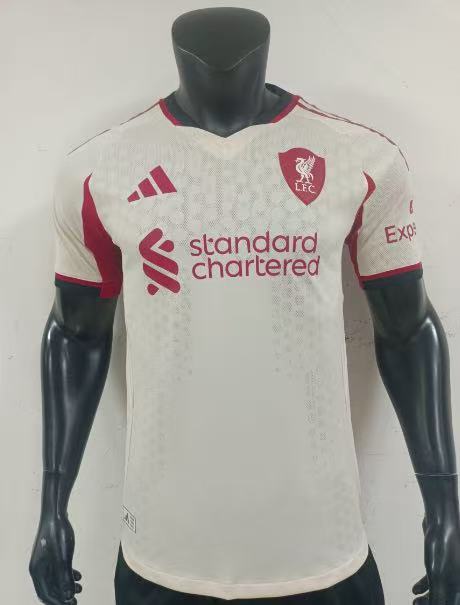 maillot de liverpool exterieur blanc  pro  2526