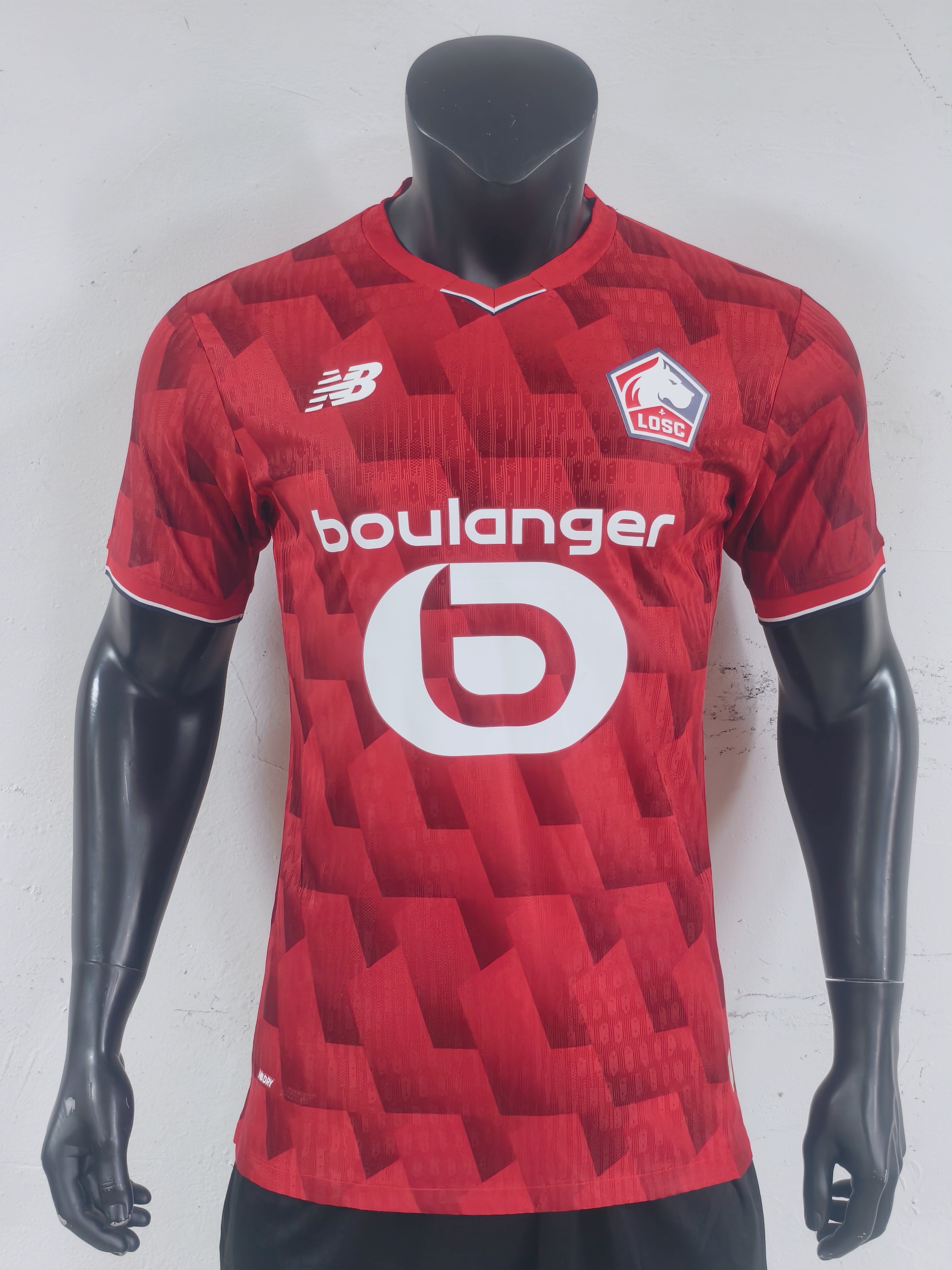 maillot olempique lionnais rouge 2526