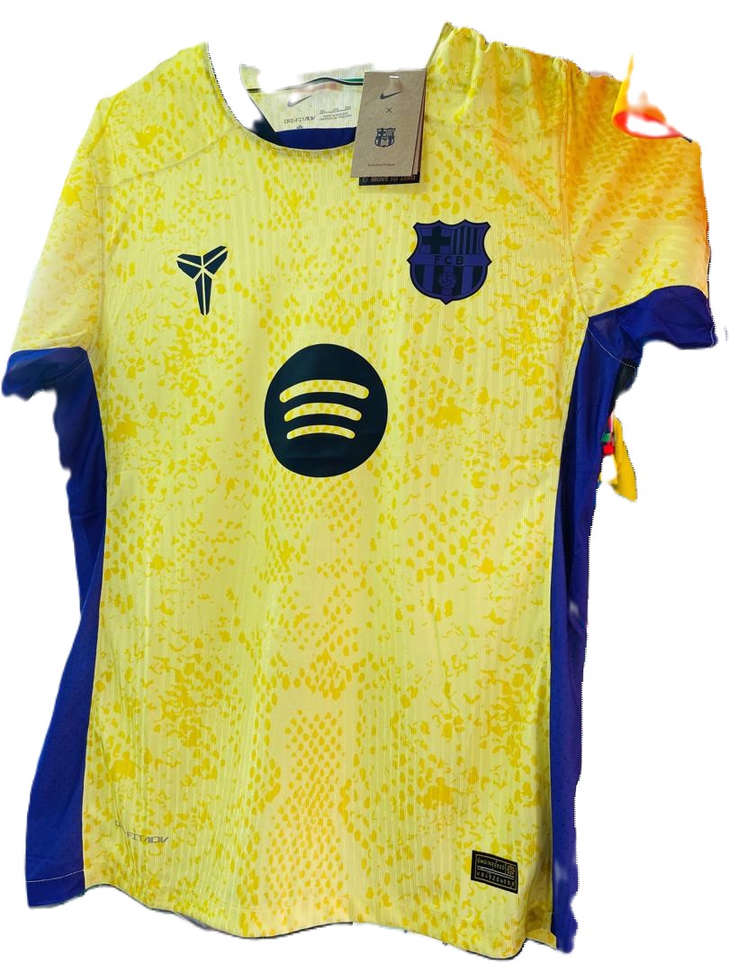 maillot fan  fc barcelone jaune violet 2526