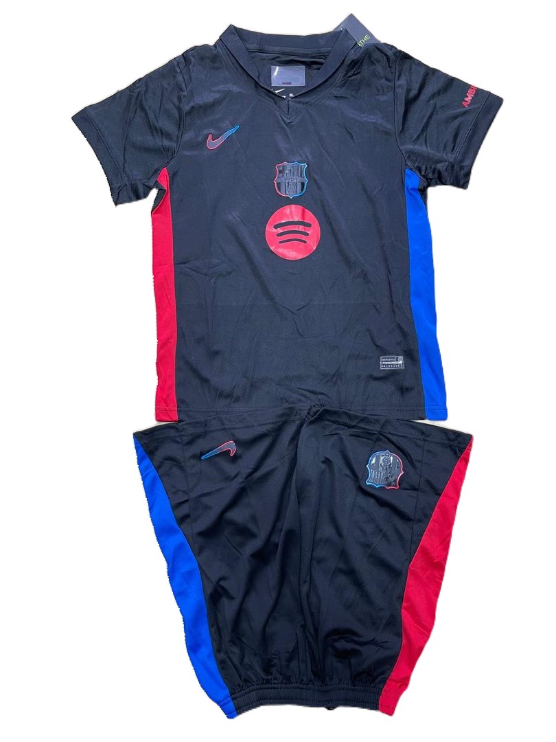 ensemble maillot enfant noir barcelone fc 2425