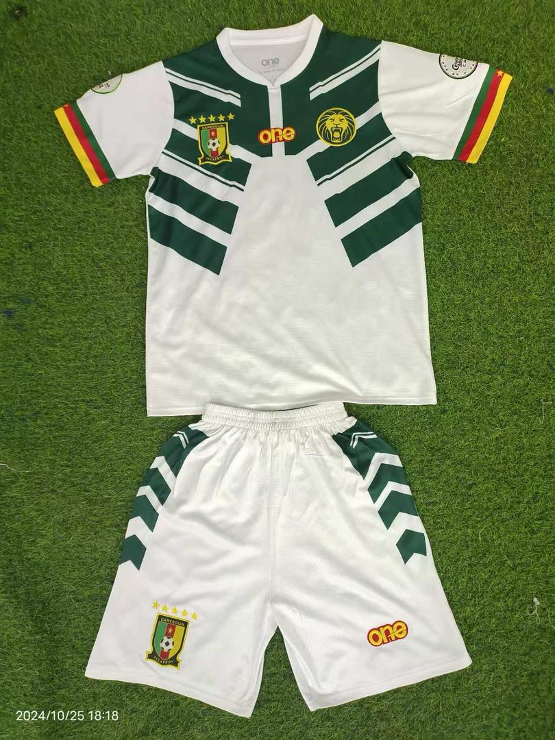 MAILLOT ONE ALL ENFANT BLAN CAMEROUN