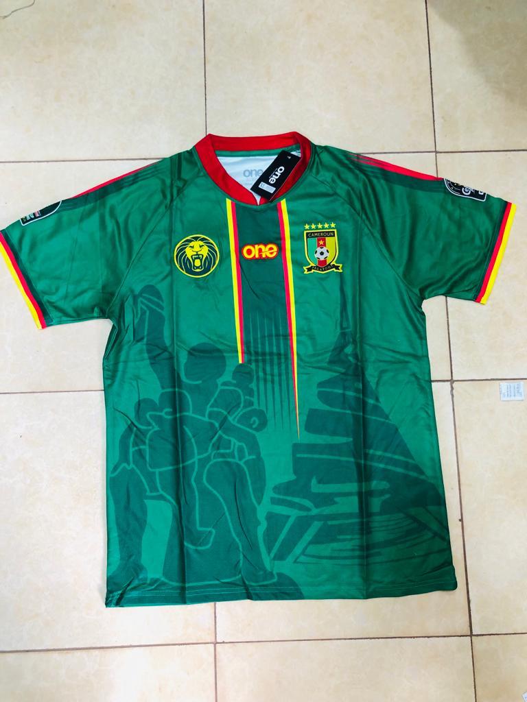 maillot CAMEROUN one all sport monument vert CAMEROUN
