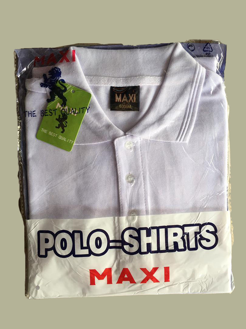polo maxi blanc