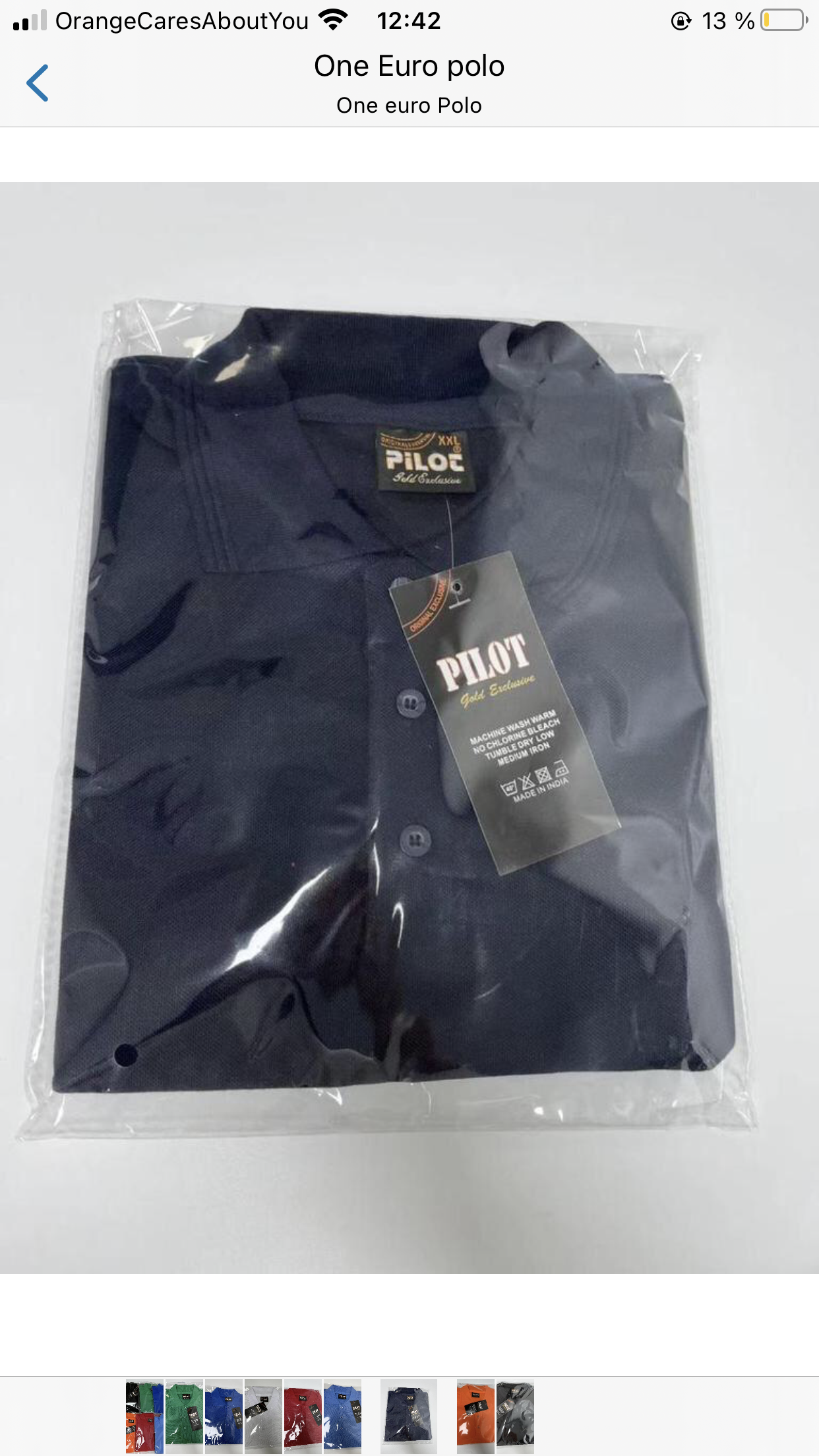polo pilote bleu nuit