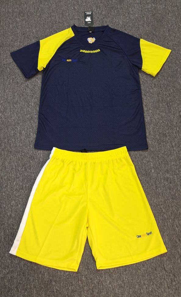 maillot one euro jaune bleu nuit