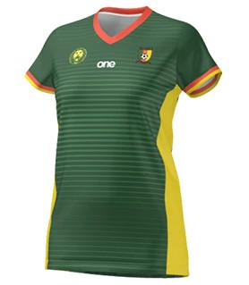 MAILLOT FEMME  CAMEROUN ROUGE ONE ALL SPORT