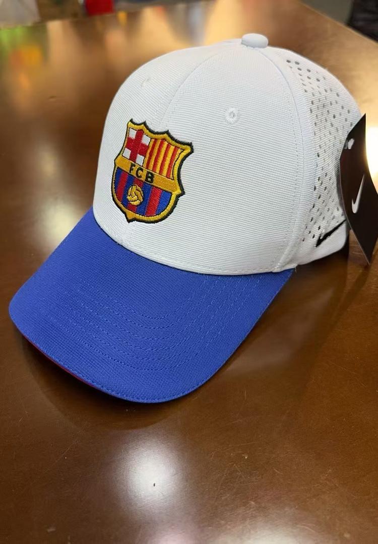 CASQUETTE BARCELONE BLANC  BLEU DE FRANCE