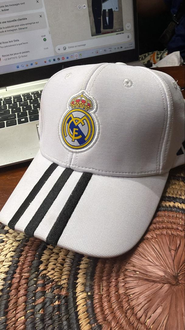 CASQUETTE REAL BLANC 1