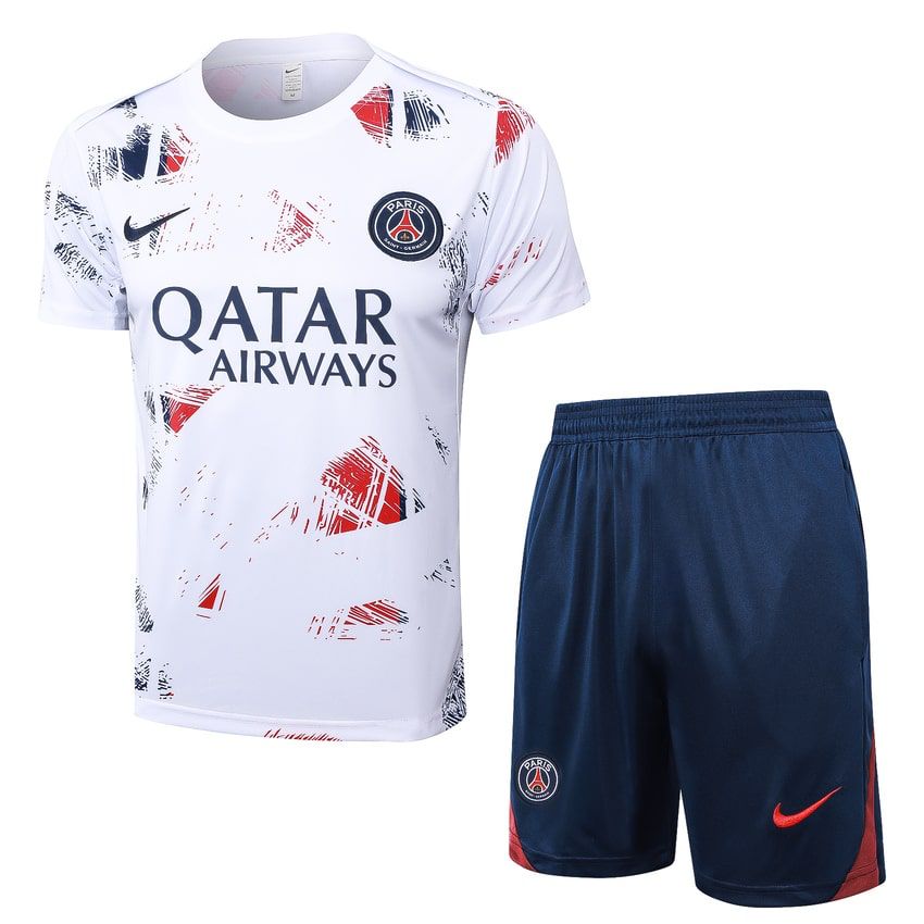 TRAINING PSG BLANC BLEU NUIT CHORT 23  24