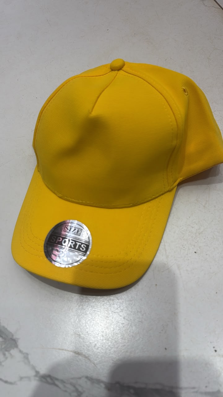 CASQUETTE PRO  JAUNE