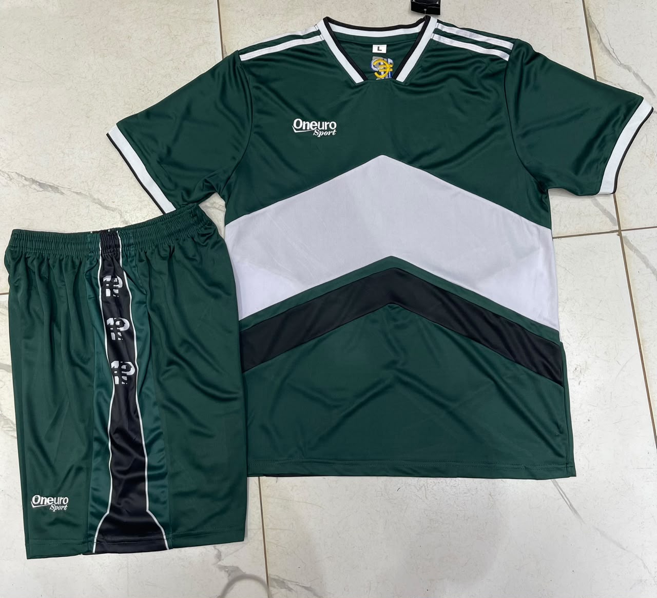 MAILLOT ONE EURO SPORT VE VERT FONCE